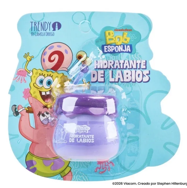 hidratante de labios Bob esponja