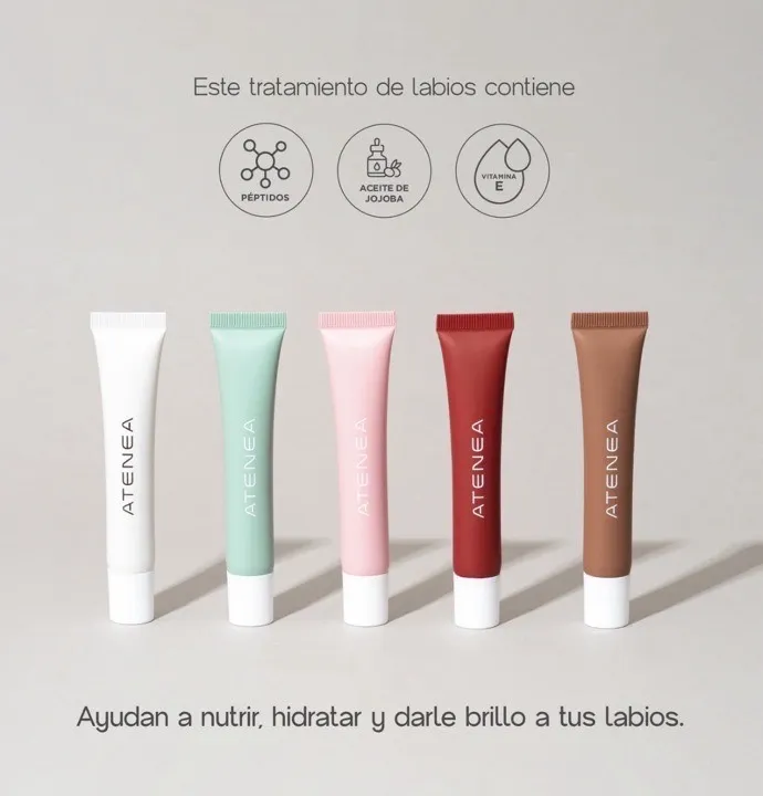 lip balm peptidos Atenea
