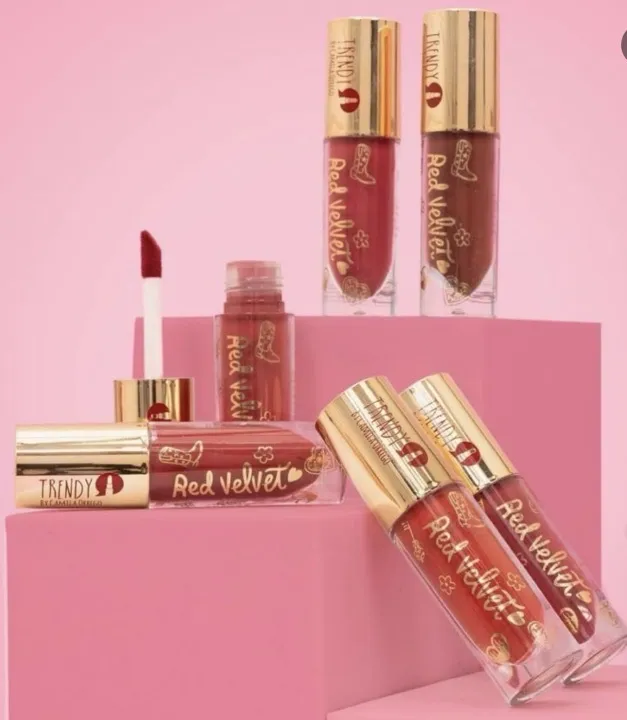 labial red Velvet trendy