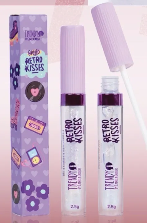 trendy locura brillo retro kisses