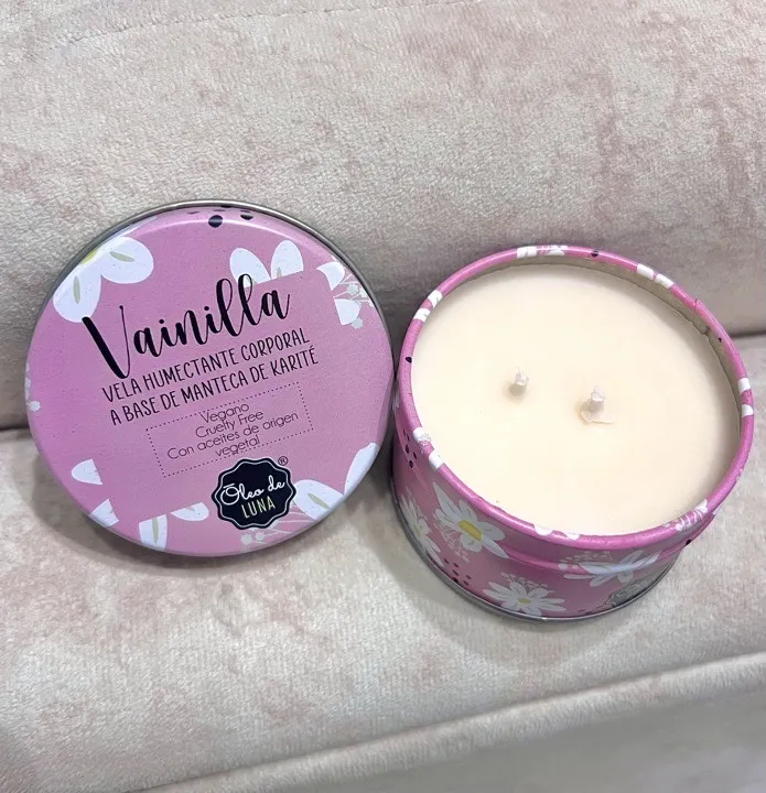 vela corporal vainilla