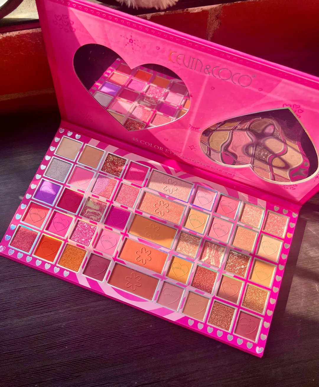 paleta de sombras love crush K&C kc234127