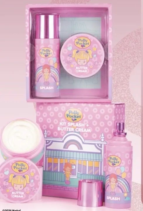 trendy locura kit splash Polly pocket rosado
