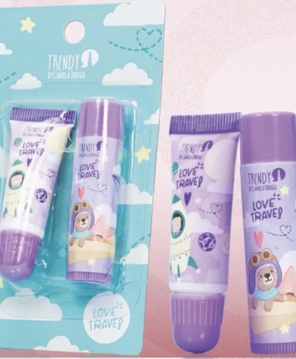 trendy locura kit labios love travel