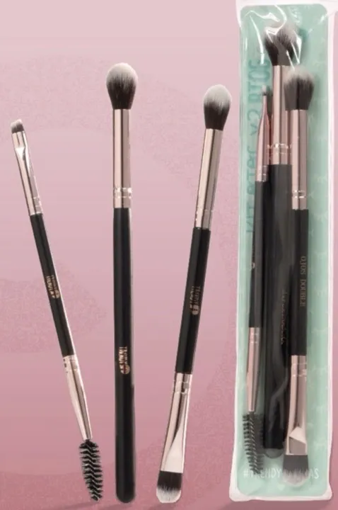 trendy locura kit brochas ojos x3 genéricas