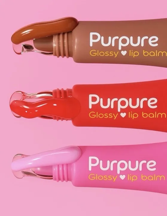 lip balm glossy chocolate púrpure