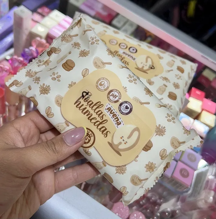 toallas desmaquillantes avena x15
