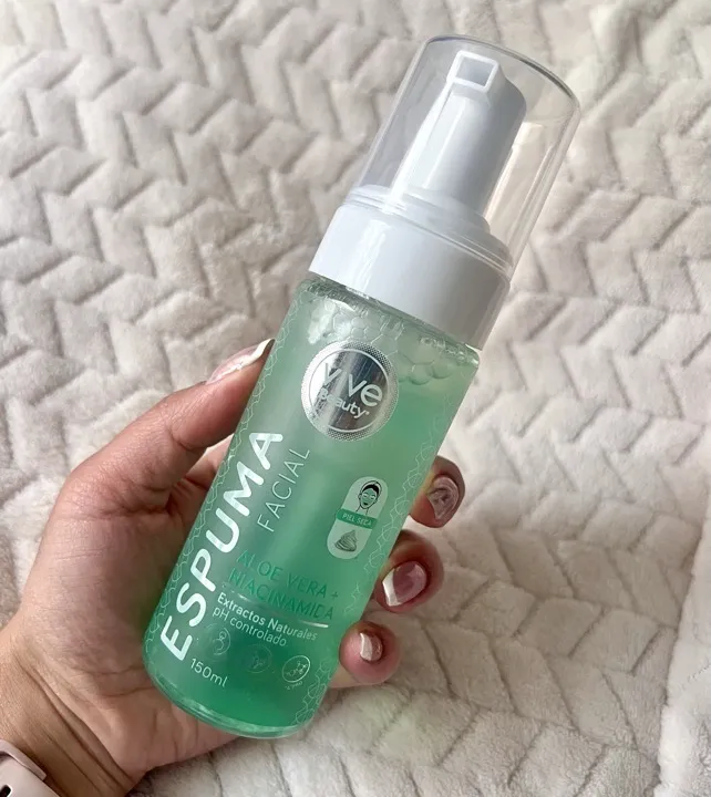 espuma facial aloe Vera + niacinamida 150ml vive Beauty