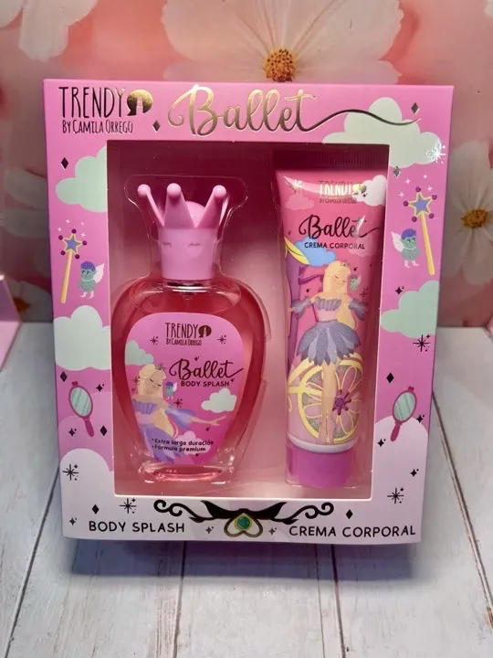 kit niñas splash y crema ballet