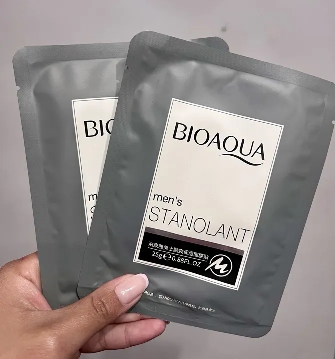 mascarilla facial para hombre bioaqua