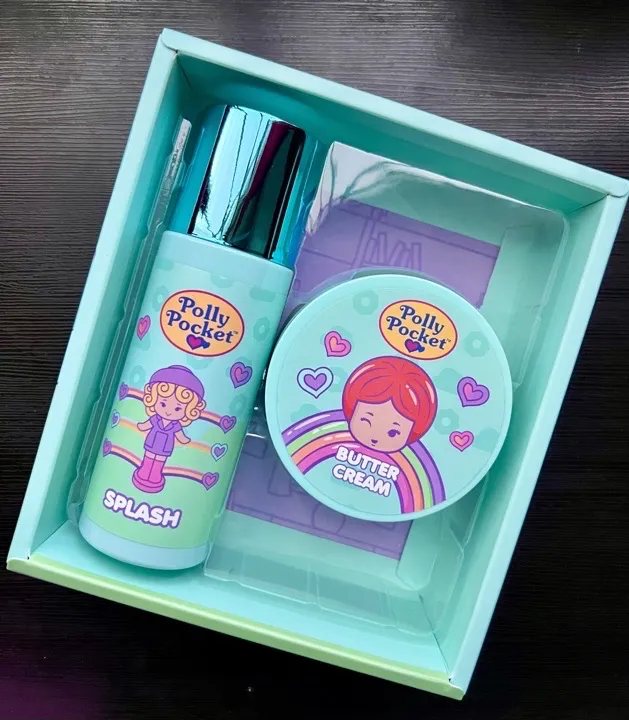 kit splash y crema Polly pocket aguamarina