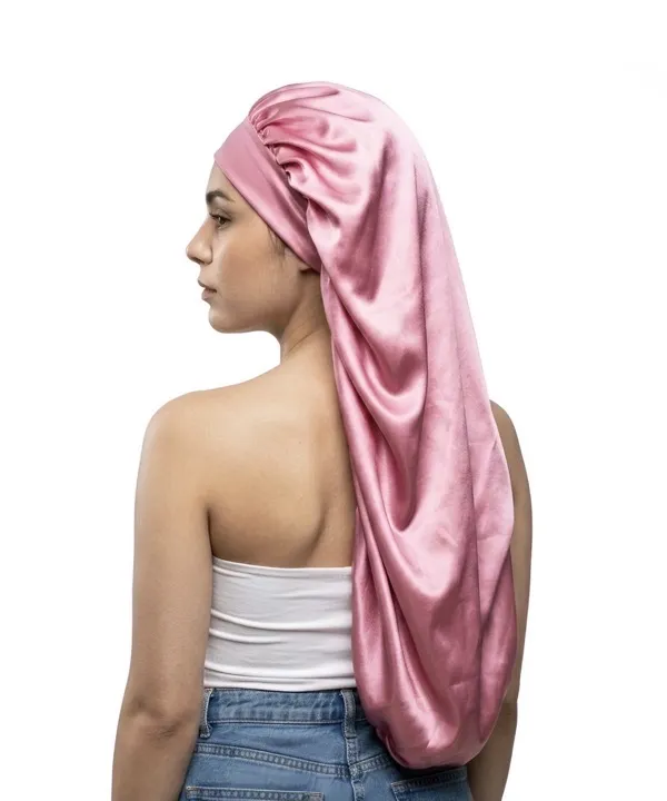 gorro satin para cabello largo 80cm