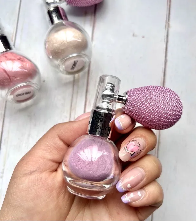 polvo de hada glow star púrpure