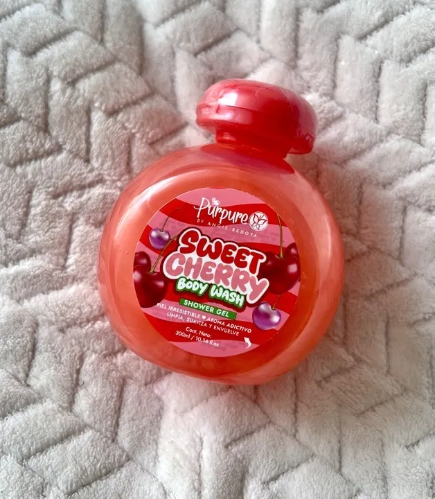 gel de ducha sweet cherry púrpure