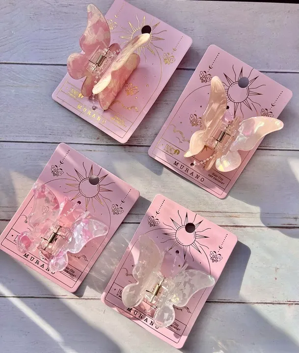 Hair clip mariposa grande trendy