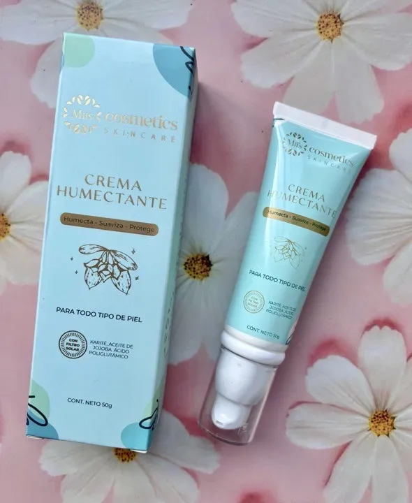 crema humectante con filtro solar Miis Cosmetics