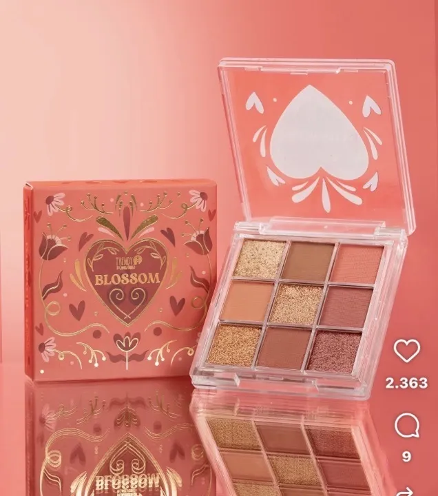 sombras blossom trendy