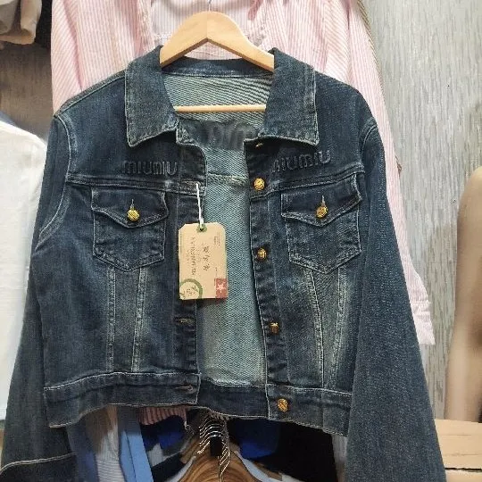 404 Casaca Jean miumiu