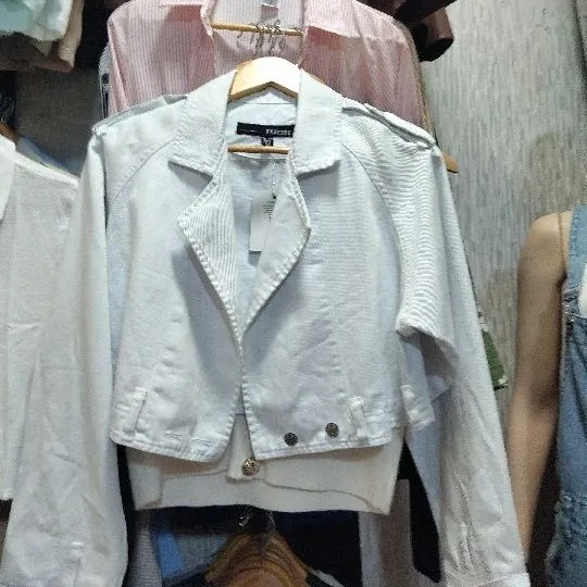 404 Casaca gabardina crop EXCESO