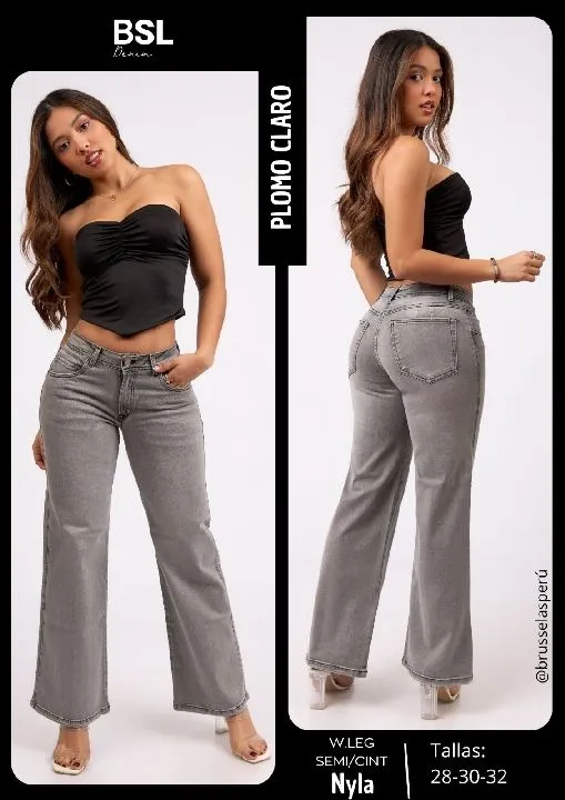 436 Jean Wide Leg Cadera BSL