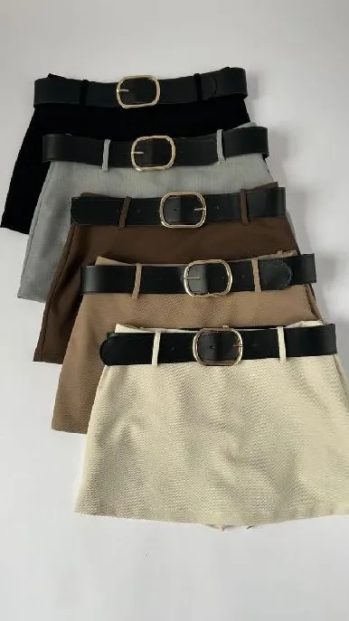 436 Falda short correa loveboo