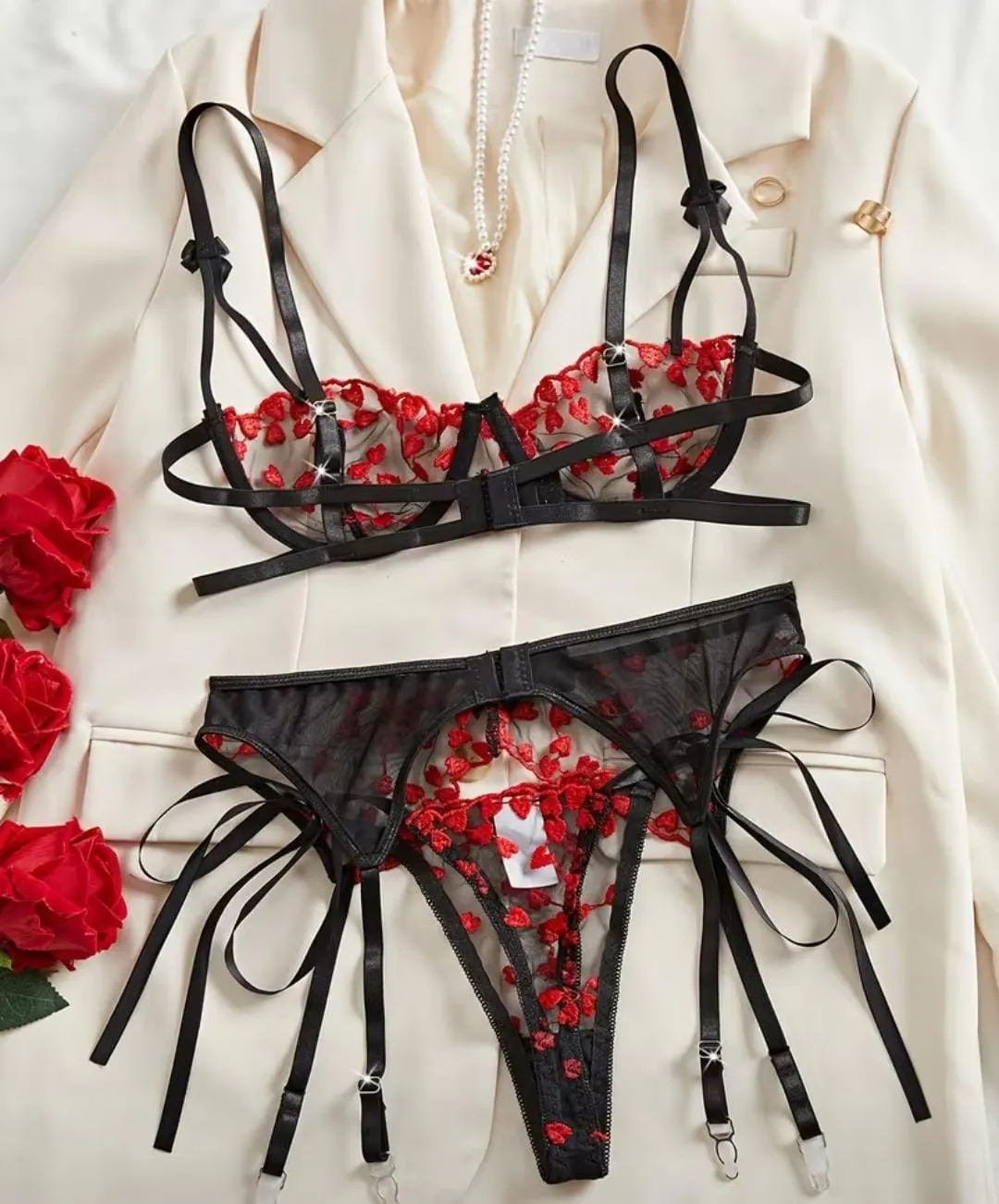 CONJUNTO LIGUERO CORAZONES LCL26