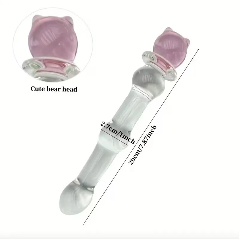 DILDO DE VIDRIO GATO VID601