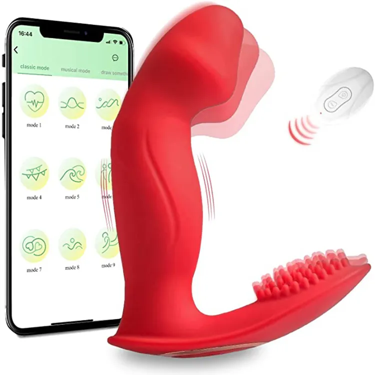 VIBRADOR CON APP DUAL BRUSH APP7