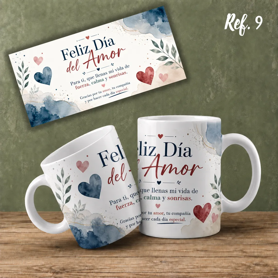 PLANTILLA PARA MUGS AMOR Y AMISTAD 1