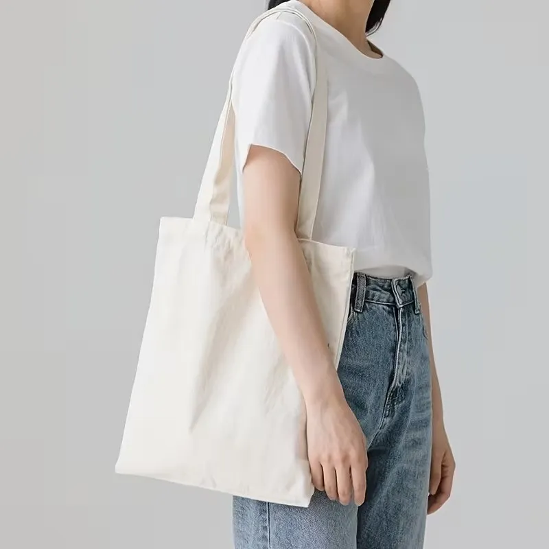 BOLSOS TOTE DE LONA LISOS 30 x 25 cm