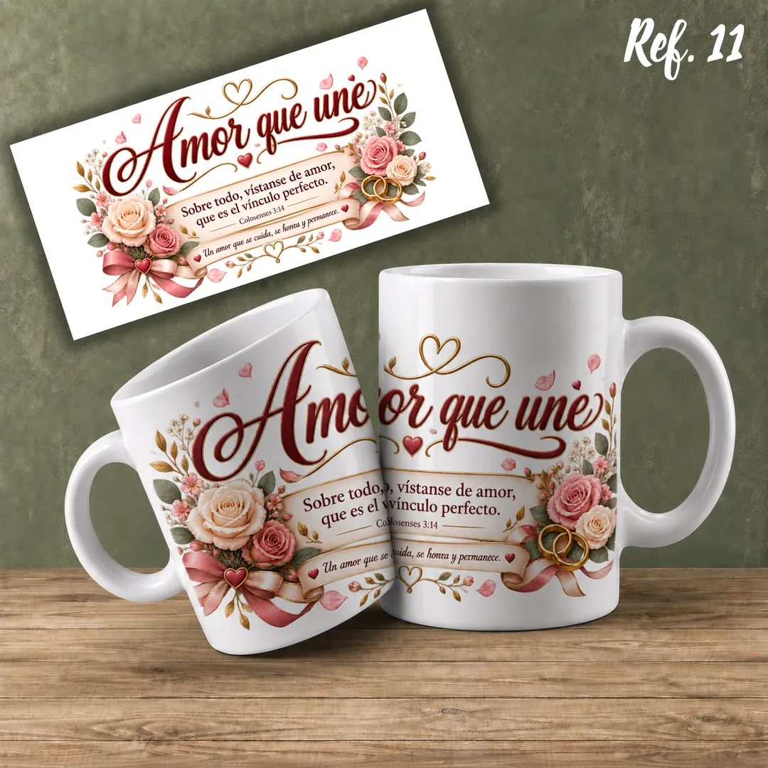 PLANTILLA PARA MUGS AMOR Y AMISTAD 1