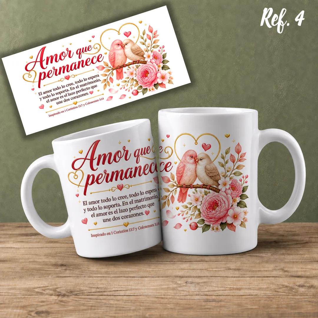 PLANTILLA PARA MUGS AMOR Y AMISTAD 1