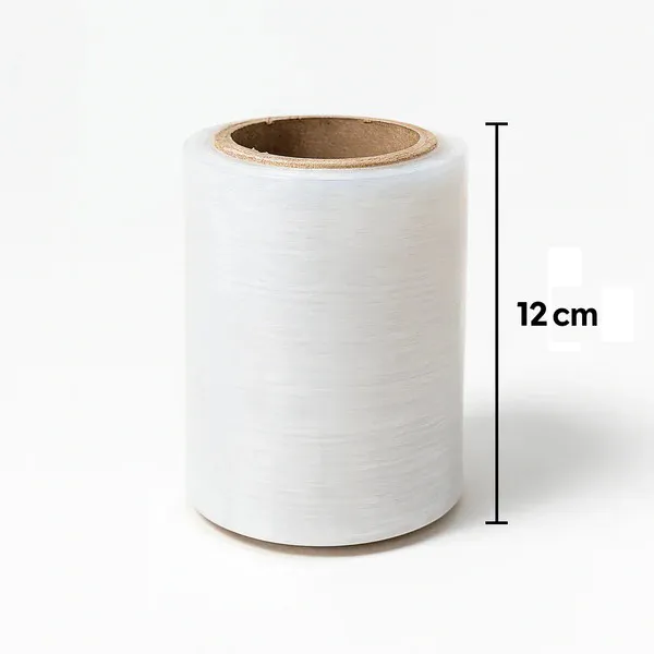 PAPEL STRETCH TRANSPARENTE 12 CM x 300 METROS