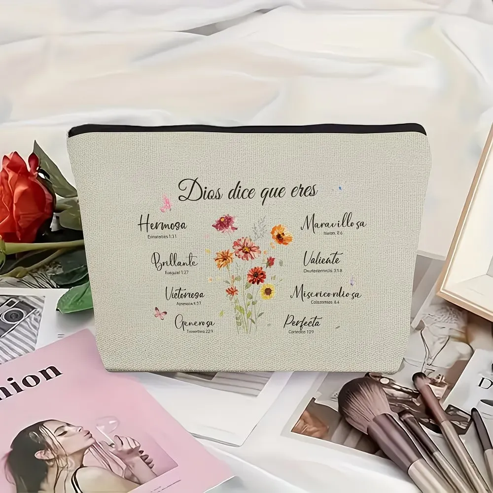 CARTUCHERA EN LONA DIOS DICE QUE ERES