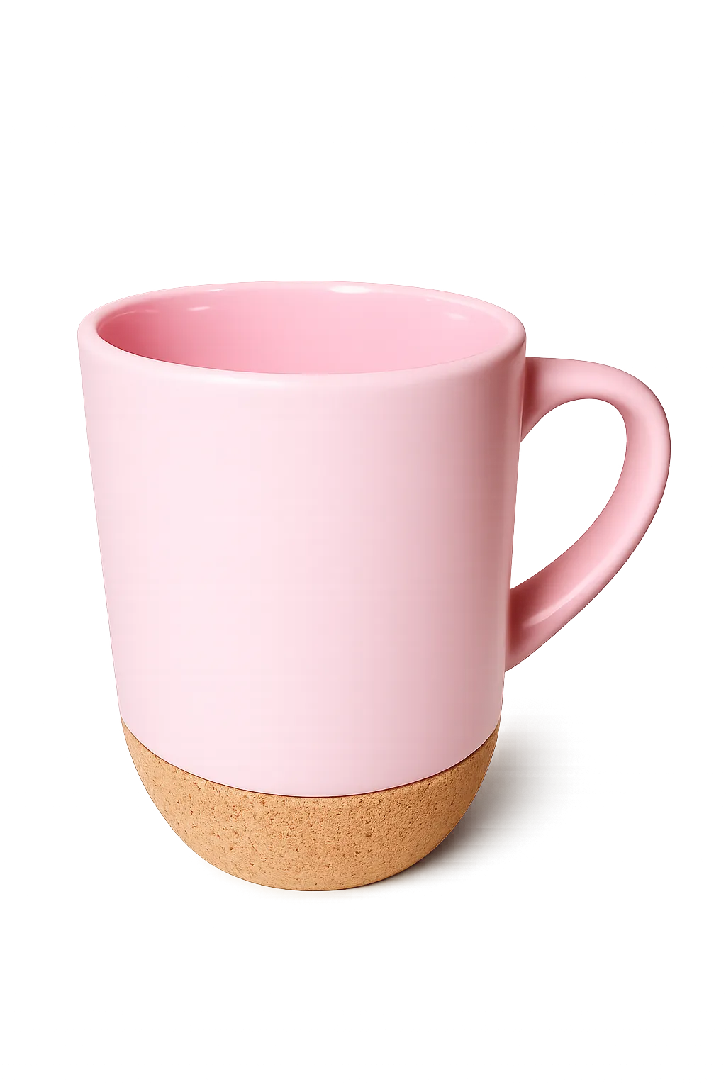 MUGS PASTEL BASE CORCHO 10 ONZAS ROSADO