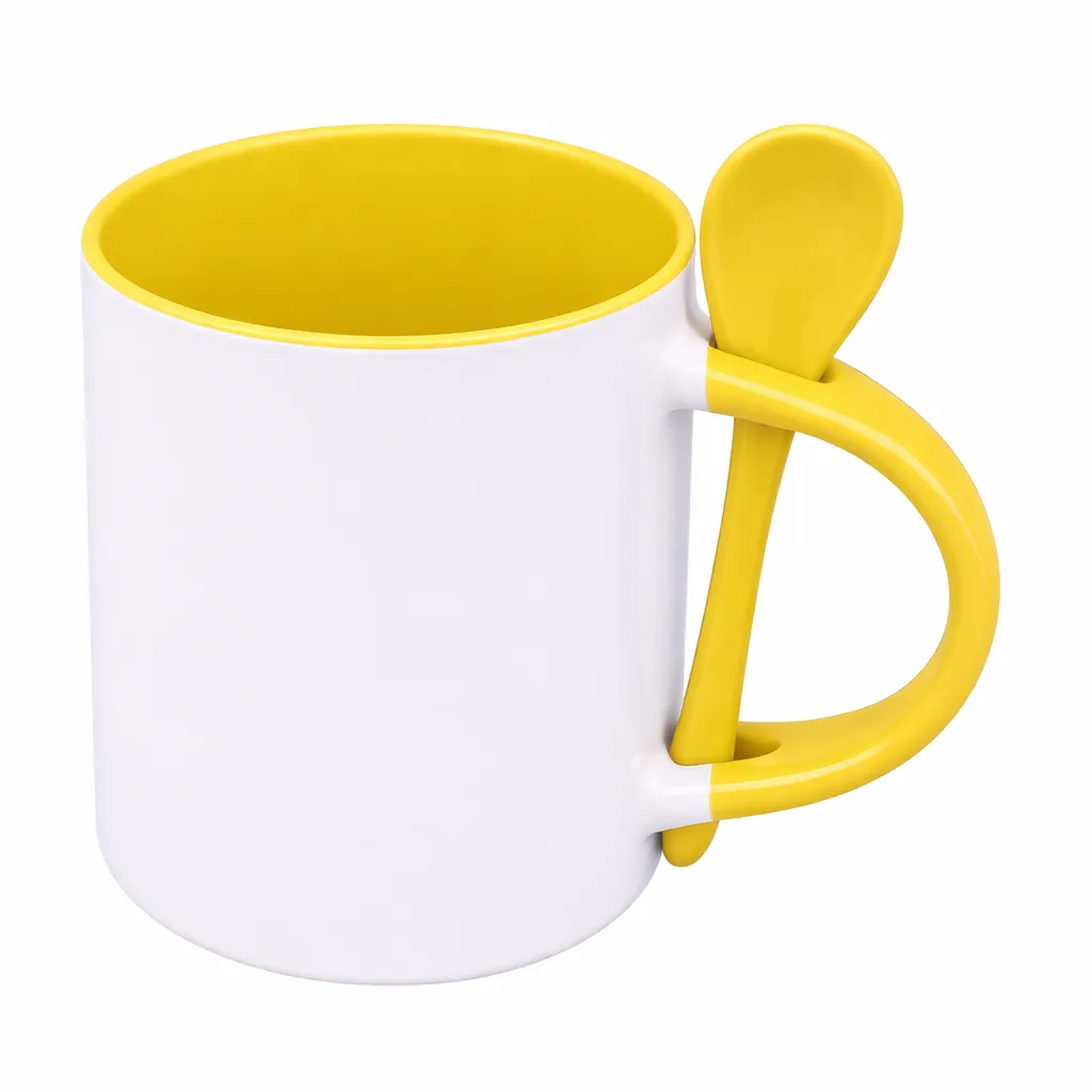MUGS CUCHARA AMARILLO