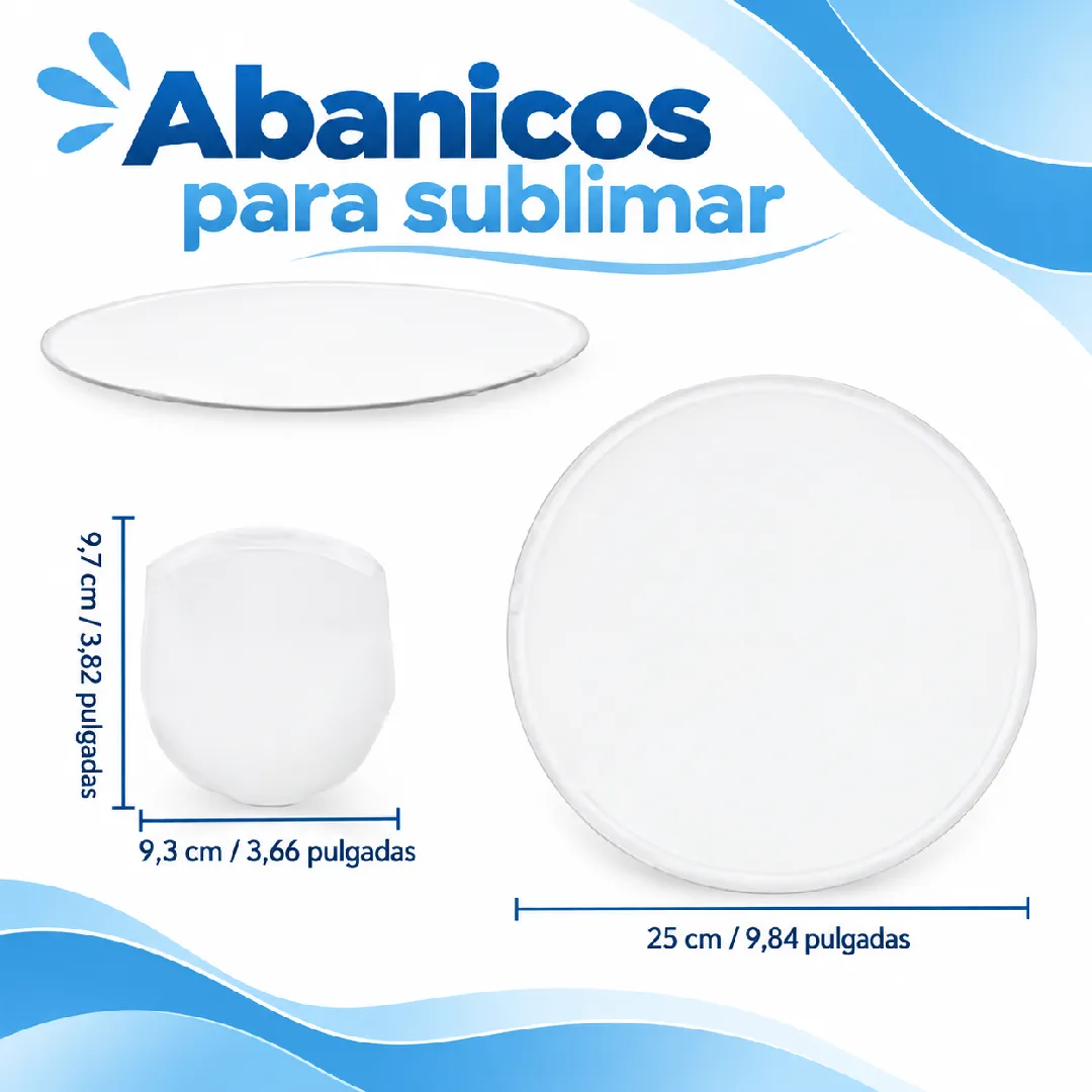 ABANICOS PARA SUBLIMAR