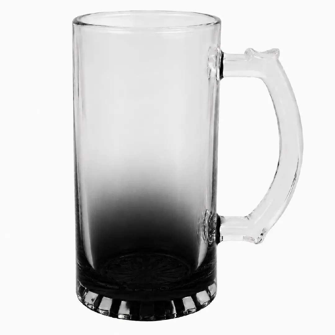 CERVECERO CRISTAL PARA SUBLIMAR COLOR NEGRO 17 ONZAS