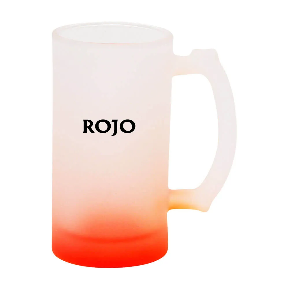 CERVECERO OPALIZADO COLOR ROJO 17 ONZAS