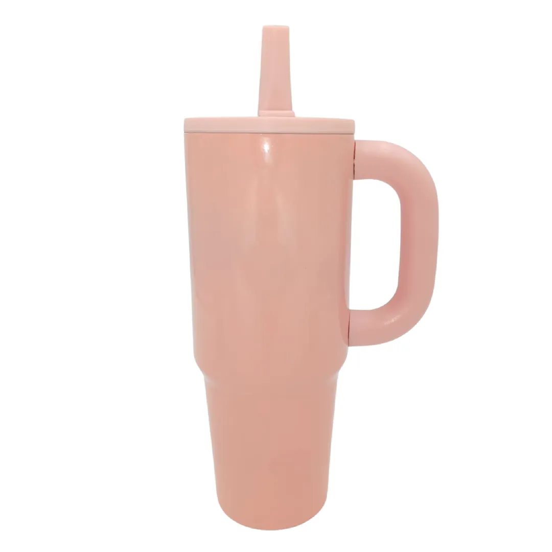 TERMO TIPO STANLEY ANTIDERRAME 30 ONZAS ROSA