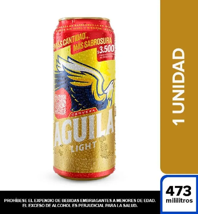 Cerveza Aguila Light 269 ml Unidad