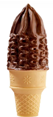 Helado de chocolate