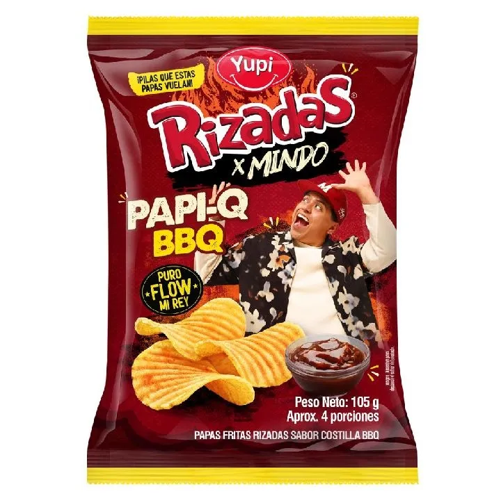 RIZADAS MINDO BBQ 105GR