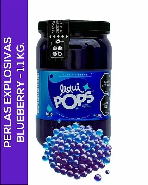 LIQUI POPS BLUEBERRY 1.15 Kg