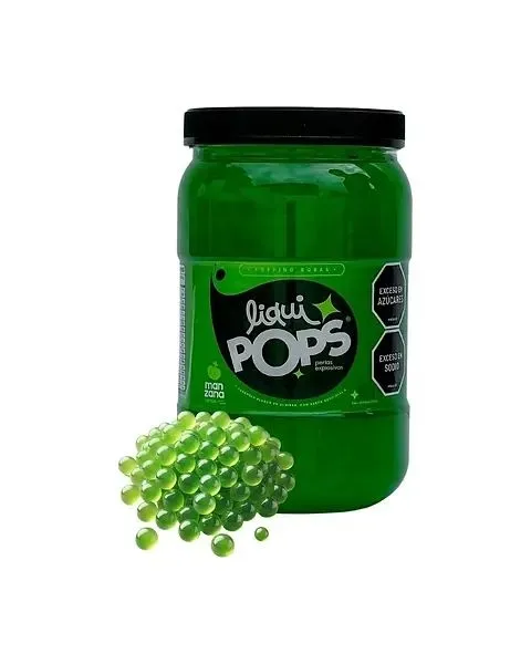 LIQUI POPS MANZANA VERDE 1.15 Kg