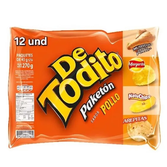 DETODITO POLLO X12 X50GR