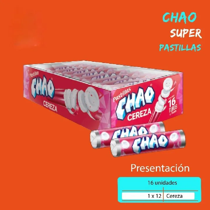 CHAO PASTILLA CEREZA X16