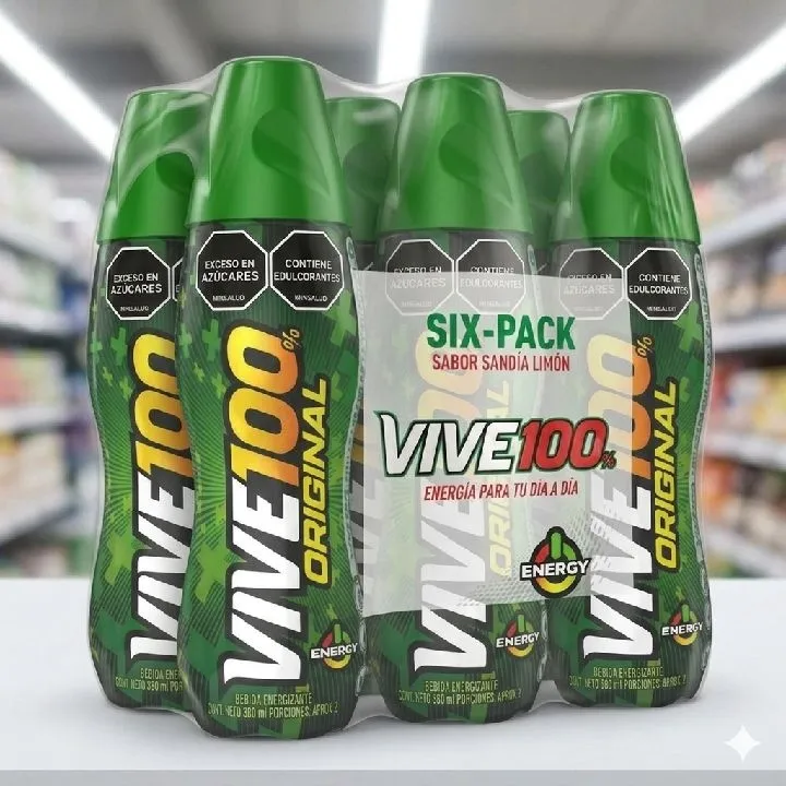 SIX PACK VIVE 100 ORIG 380ML