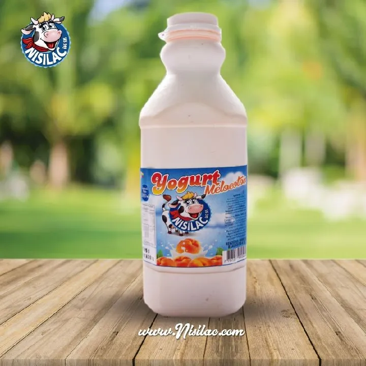 YOGURT ENTERO 1 LITRO MELOCOTON