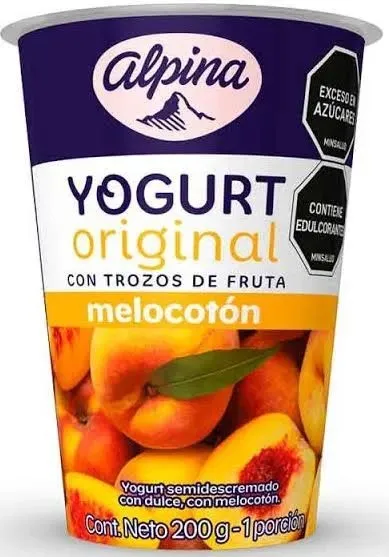 YOGURT MELOCOTON ALPINA 150ML